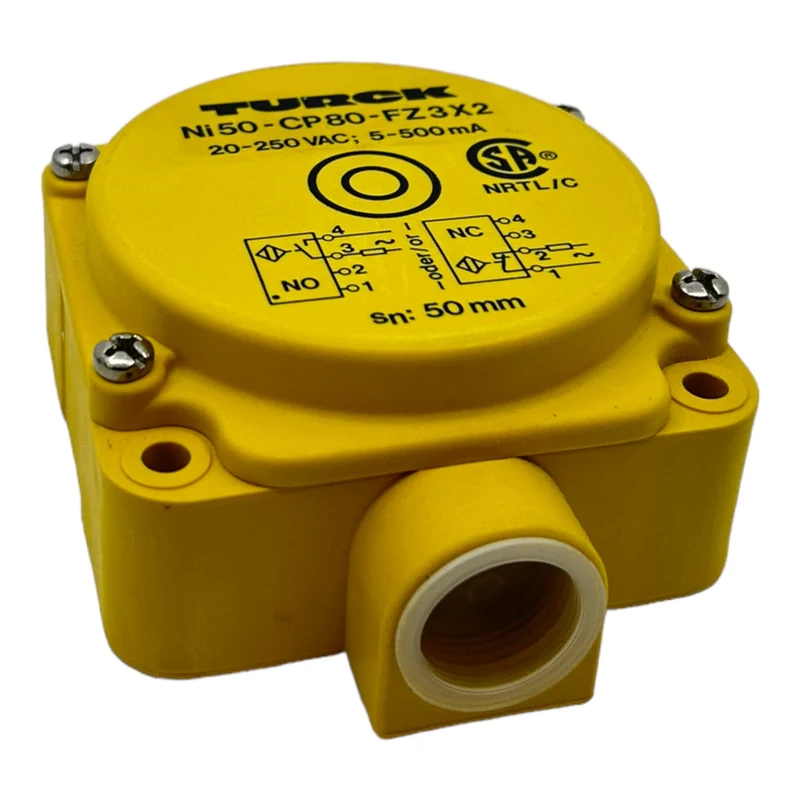 Turck Ni50-CP80-FZ3X2 Induktiver Sensor für industriellen Einsatz 20-250V AC
