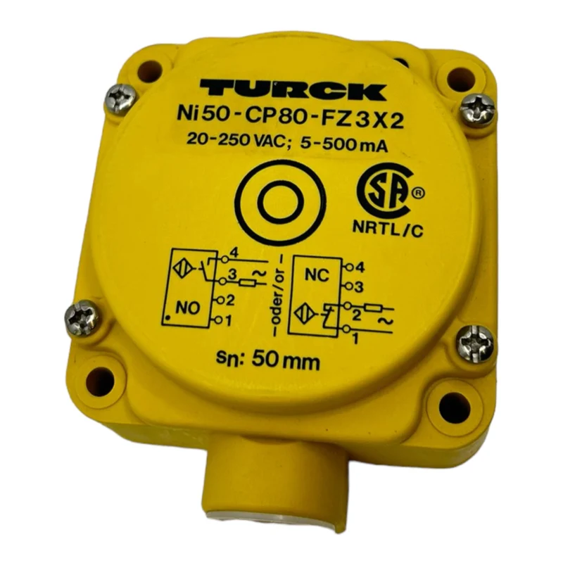 Turck Ni50-CP80-FZ3X2 Induktiver Sensor für industriellen Einsatz 20-250V AC