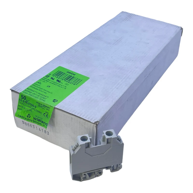 Wieland 57.516.0155.0 Durchgangsklemme 57.516.0155.0 Klemme VE:50stk/pcs