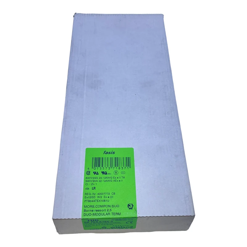 Wieland 56.703.5155.0 Duo-Schutzleiterklemme 56.703.5155.0 VE:100stk/pcs