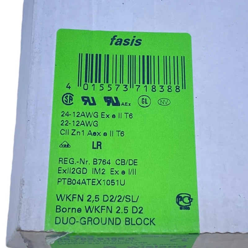 Wieland 56.703.9155.0 Duo-Schutzleiterklemme 56.703.9155.0 VE:100stk/pcs