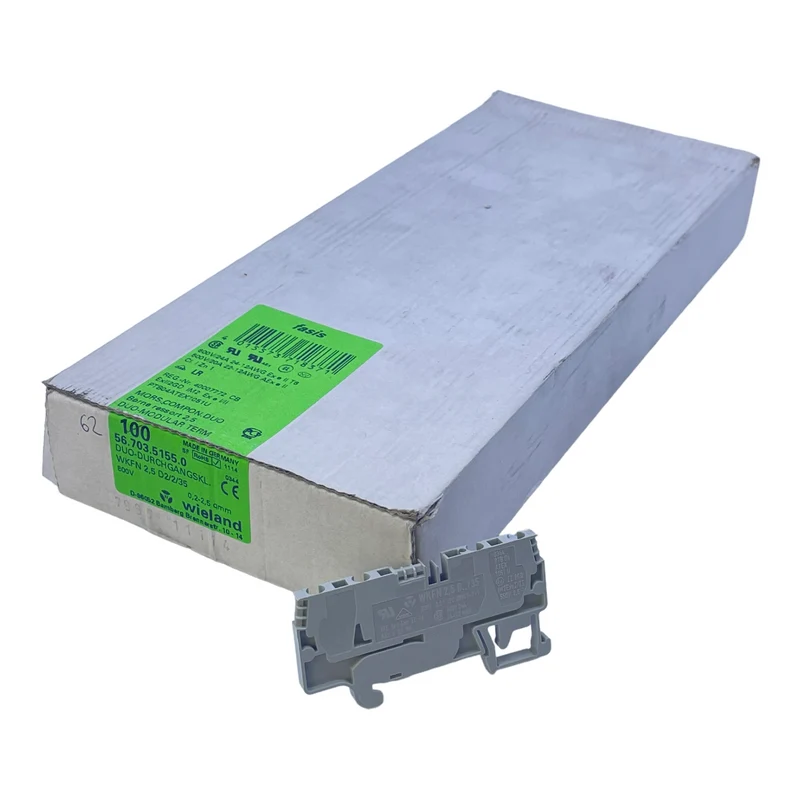 Wieland 56.703.5155.0 Duo-Schutzleiterklemme 56.703.5155.0 VE:62stk/pcs