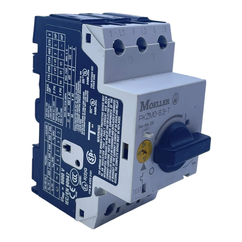Moeller PKZM0-6,3-T Motorschutzschalter für industrielle Einsatz 50/60Hz