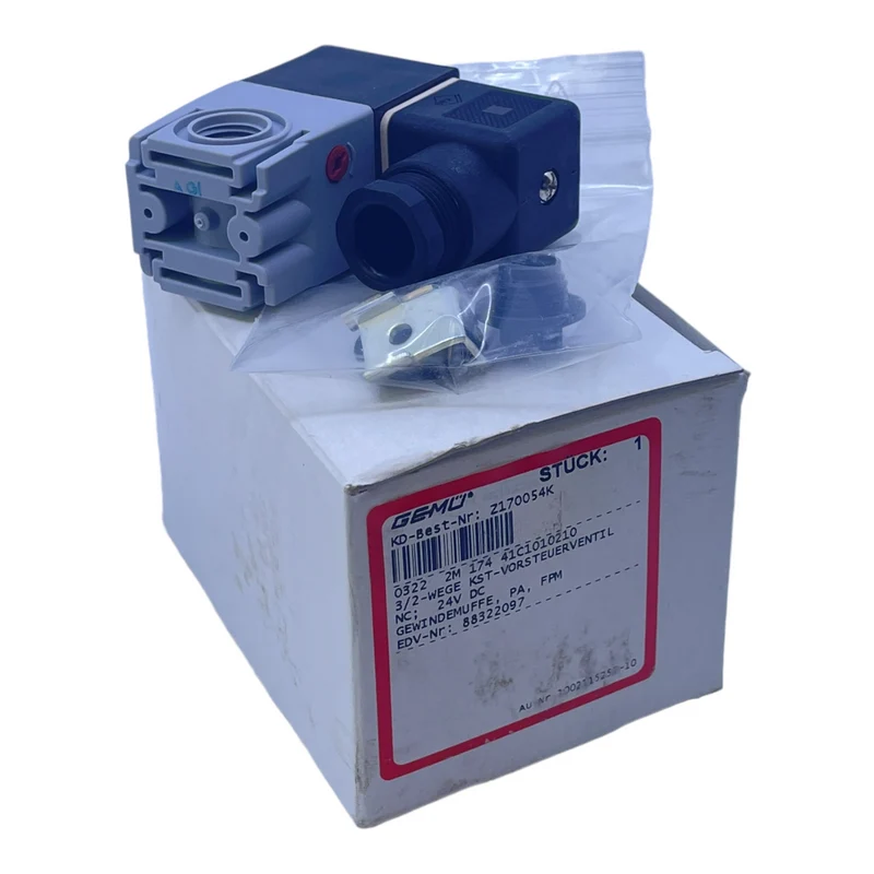 Gemü Z170054K Steuerventil für industriellen Einsatz 24V DC 4,5W 0-10bar Ventil