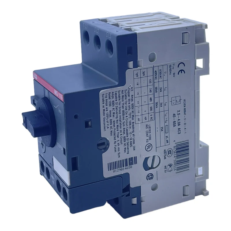 ABB MS116 Motorschutzschalter für industriellen Einsatz 50/60Hz Schutzschalter