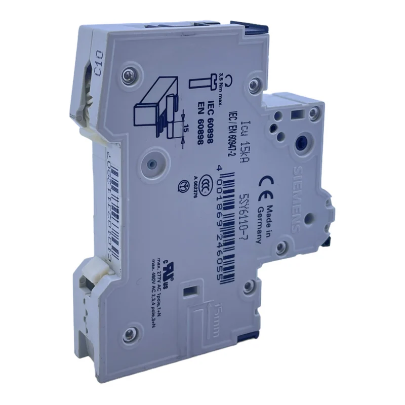 Siemens 5SY61 MCB C10 Leistungsschalter für industriellen Einsatz ~230/400V