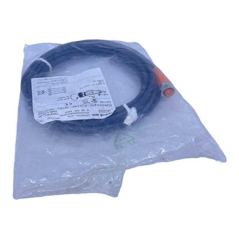 Ifm EVC002 Nschlusskabel Elektromotor für industriellen Einsatz 250V AC 300V DC