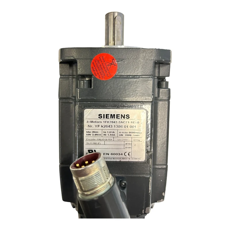 Siemens Servomotor 2,8Nm 1FK7042-2AC71-1EA0 Simotics Servomotor Siemens IP64