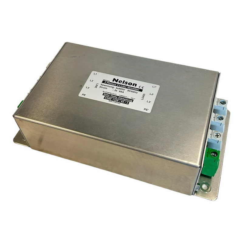 Nelson 660702 Netzfilter 3 Phasen für industriellen Einsatz 3x600V 50/60Hz