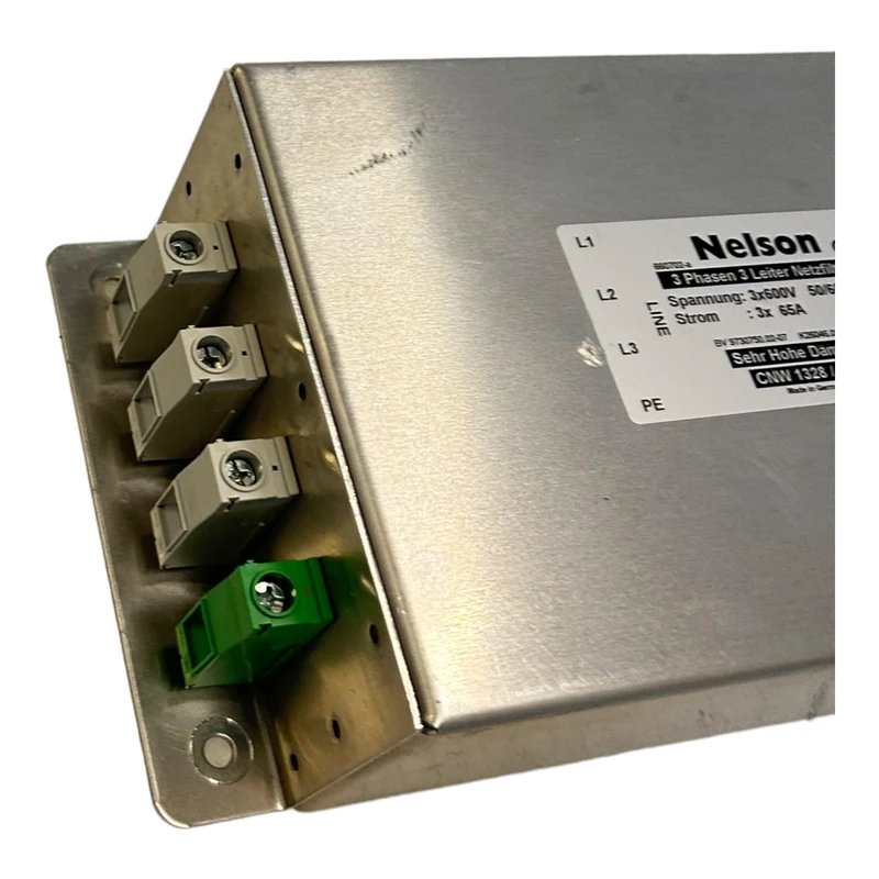 Nelson 660702 Netzfilter 3 Phasen für industriellen Einsatz 3x600V 50/60Hz
