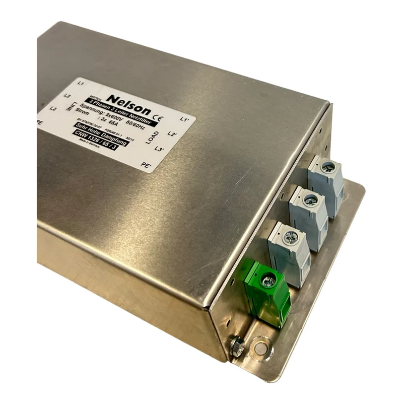 Nelson 660702 Netzfilter 3 Phasen für industriellen Einsatz 3x600V 50/60Hz