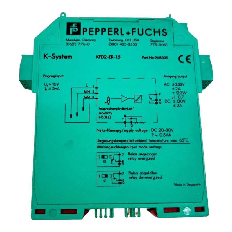 Pepperl+Fuchs KFD2-ER-1.5 Schaltverstärker 96863S für industriellen Einsatz