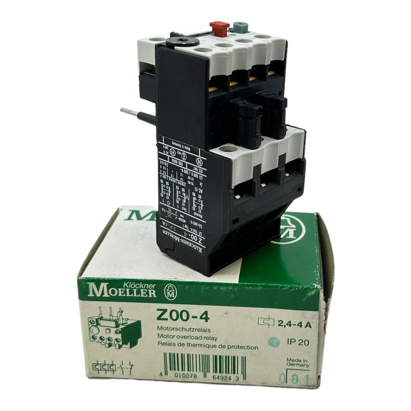 Moeller Z00-4 Motorschutzrelais für industriellen Einsatz 2,4-4A Relais Z00-4