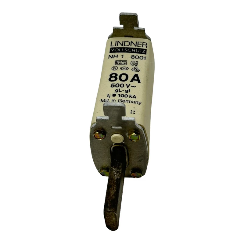 Lindner NH1 NH-Sicherunseinsatz für industriellen Einsatz 500V 100kA 80A