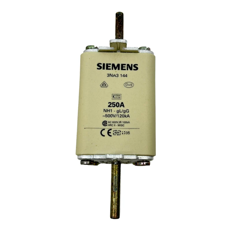 Siemens 3NA3144 Sicherungseinsätze für industriellen Einsatz 250A 500V VE:3stk