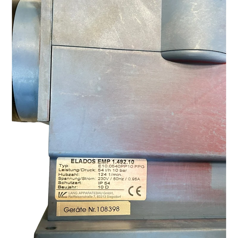 Ecolab Elados EMP1.492.10 E10.0540PP10 FPG Dosierpumpe für industriellen Einsatz