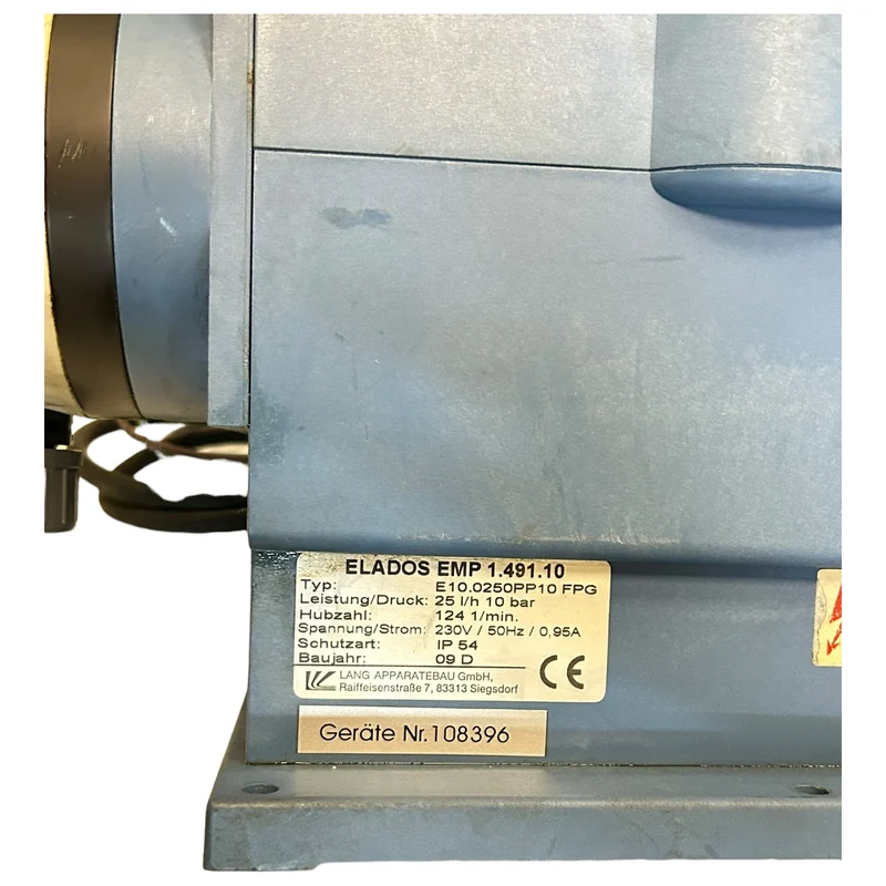 Ecolab Elados EMP1.491.10 E10.0250PP10 FPG Dosierpumpe für industriellen Einsatz