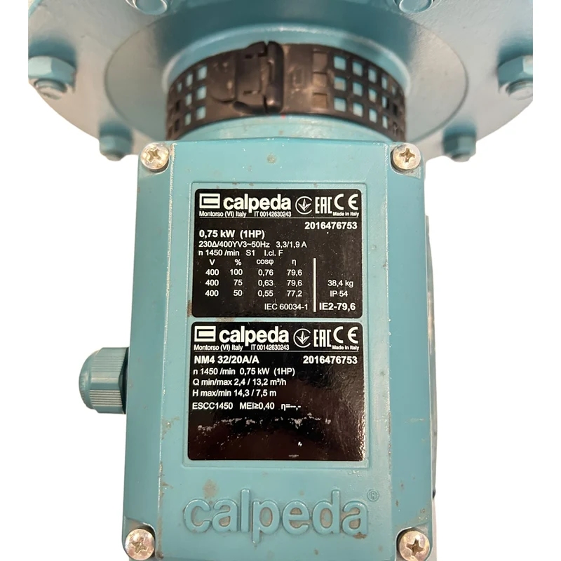 Calpeda NM4 32/20A/A Wasserpumpe 0,75kW für industriellen Einsatz Pumpen