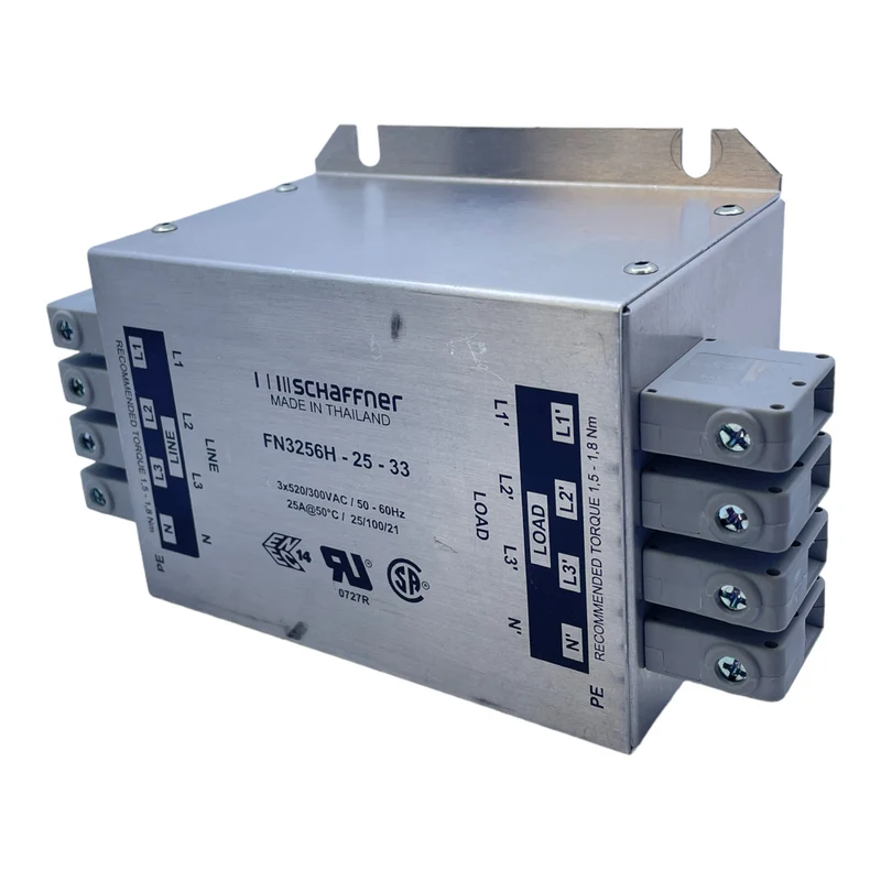Schaffner FN3256H-25-33 Leistungsfilter 3x520/300V AC für industriellen Einsatz