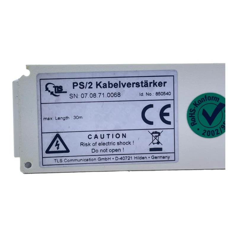 TLS PS/2 Kabelverstärker für industriellen Einsatz TLS PS/2 Kabelverstärker