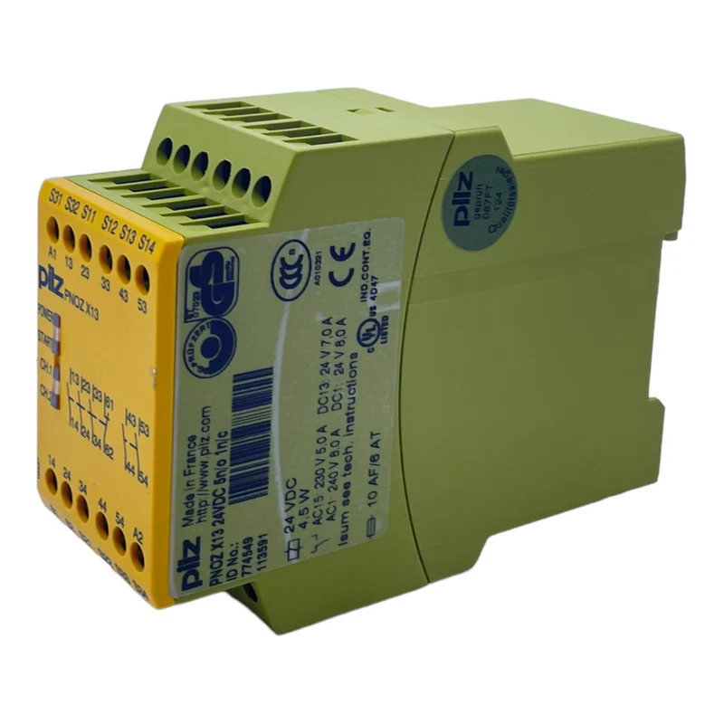 Pilz PNOZ X13 Sicherheitsrelais 24VDC 5n/o 1n/c 774549 für industriellen Einsatz