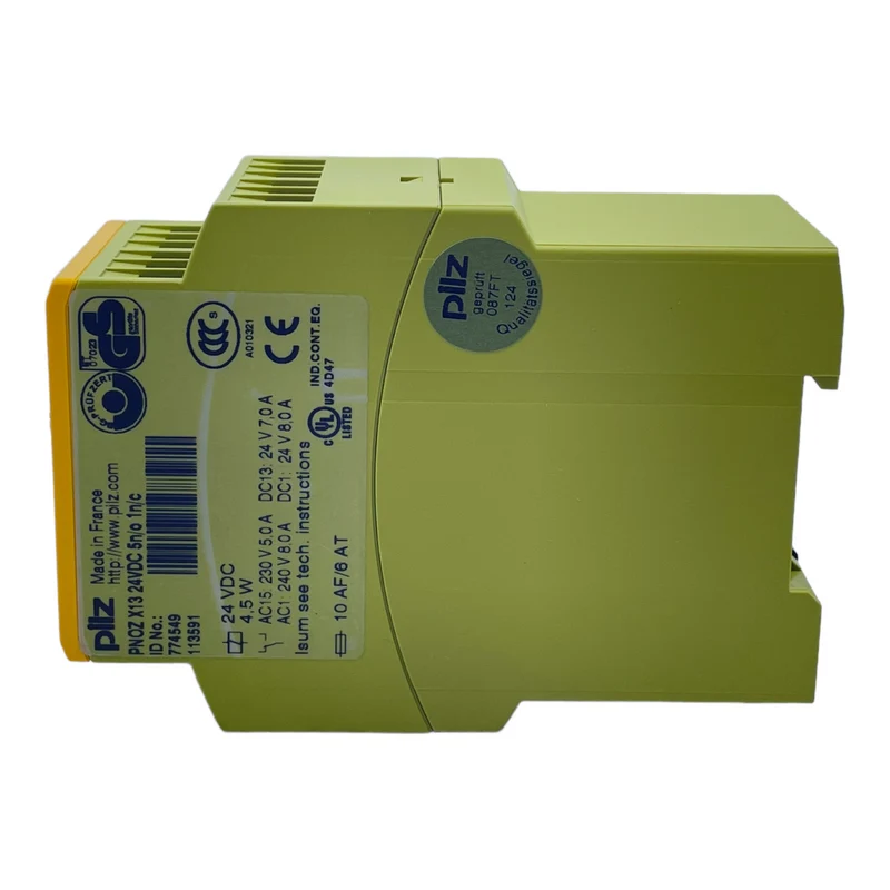 Pilz PNOZ X13 Sicherheitsrelais 24VDC 5n/o 1n/c 774549 für industriellen Einsatz
