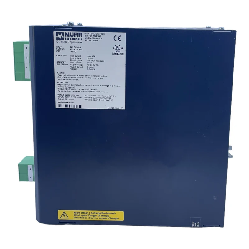 Murr 85469 Puffermodul MB Cap Ultra 40/24v für industriellen Einsatz 24V DC 47A