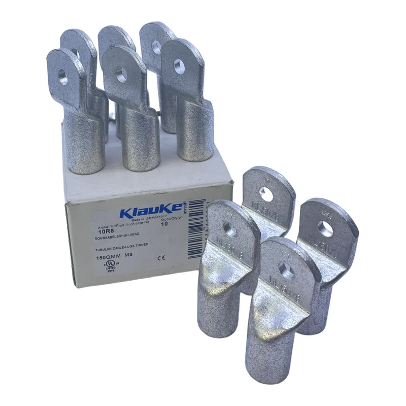 Klauke 10R8 Rohrkabelschuh VE:10 stk/pcs Klauke Rohrkabelschuh 10R8