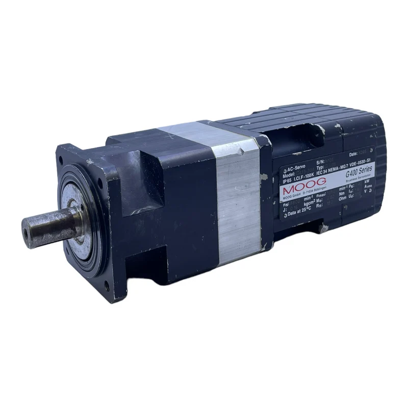 Moog GL05 Servomotor mit Getriebe für industriellen Einsatz 0,45kW 325V