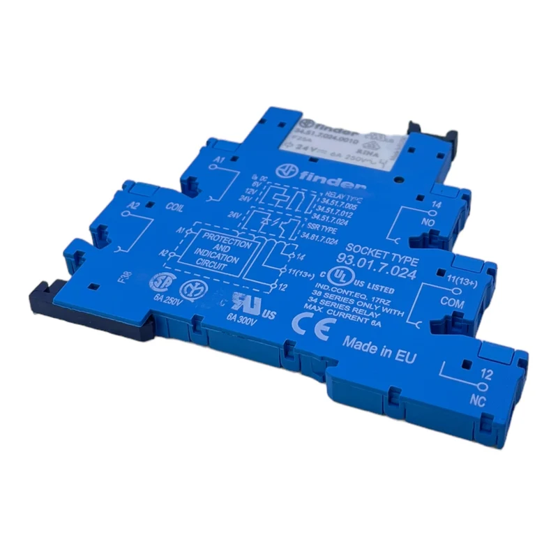 Finder 34-51.7024.0010 Hilfskontaktblock für Industriellen Einsatz 24V 6A Finder