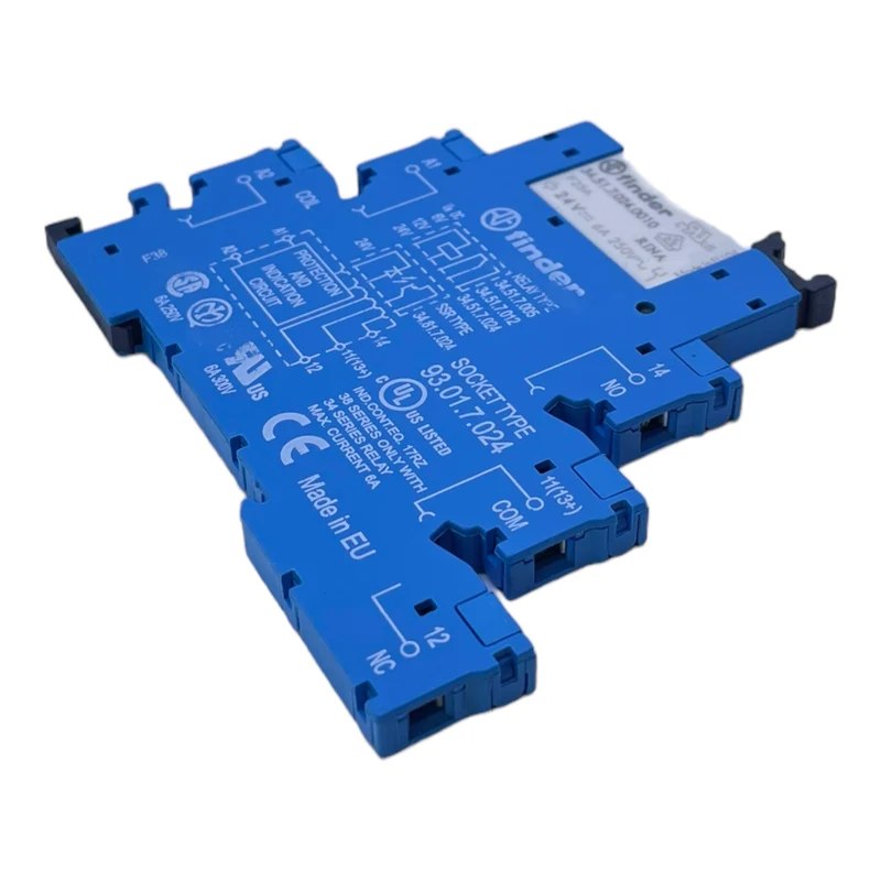 Finder 34-51.7024.0010 Hilfskontaktblock für Industriellen Einsatz 24V 6A Finder