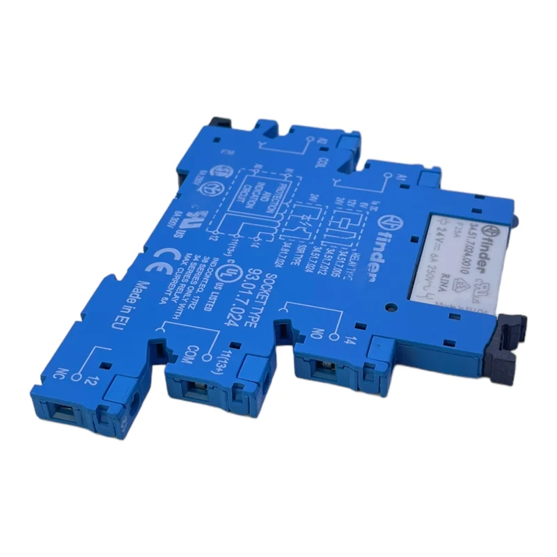 Finder 34-51.7024.0010 Hilfskontaktblock für Industriellen Einsatz 24V 6A Finder