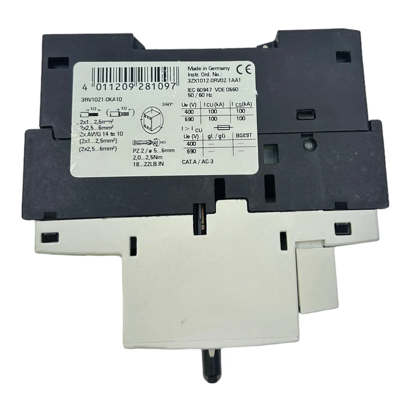 Siemens 3RV1021-0KA10 Leistungsschalter für Industriellen Einsatz 50/60Hz