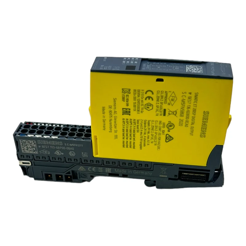 Siemens 6ES7136-6DB00-0CA0 Elektronikmodul 24V DC 2A +6ES7 193-6BP00-0BA0