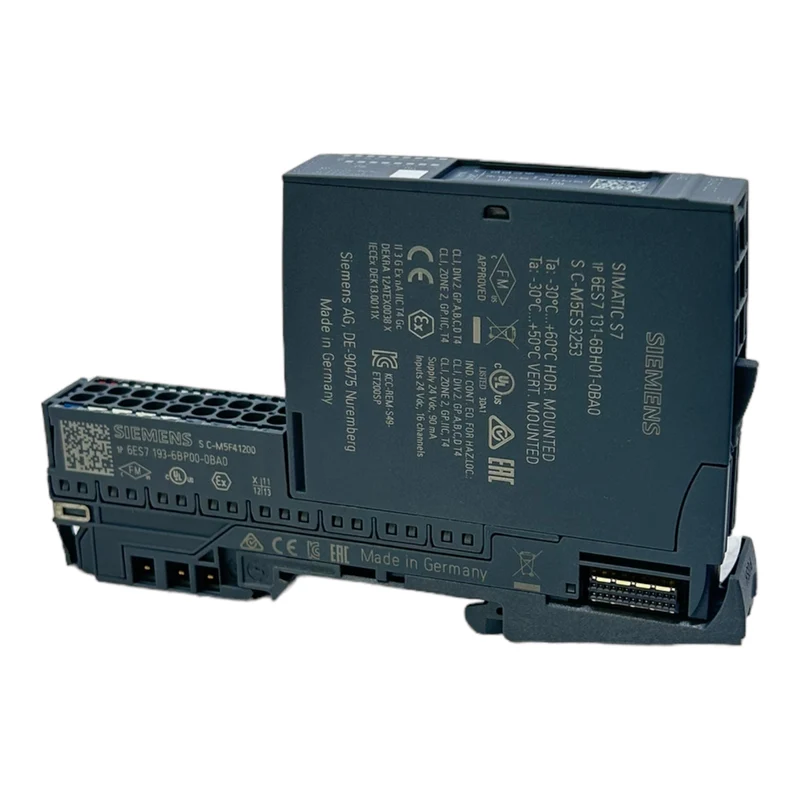 Siemens 6ES7131-6BH01-0BA0 Ausgangsmodul 24V DC + 6ES7 193-6BP00-0BA0