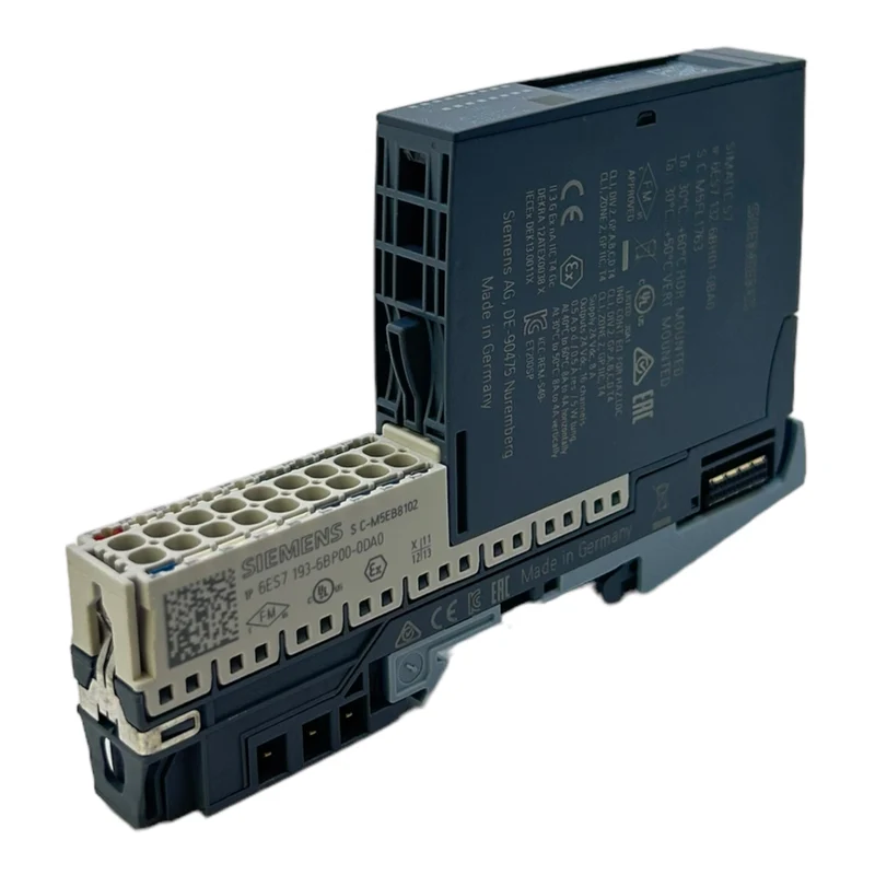 Siemens 6ES7132-6BH01-0BA0 Erweiterungsmodul +6ES7193-6BP00-0DA0 24V DC 0,5A