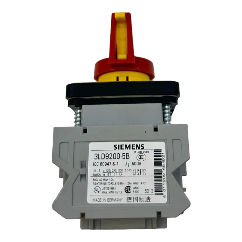 Siemens 3LD9200-5B Hauptschalter für industriellen Einsatz 3LD9200-5B Siemens