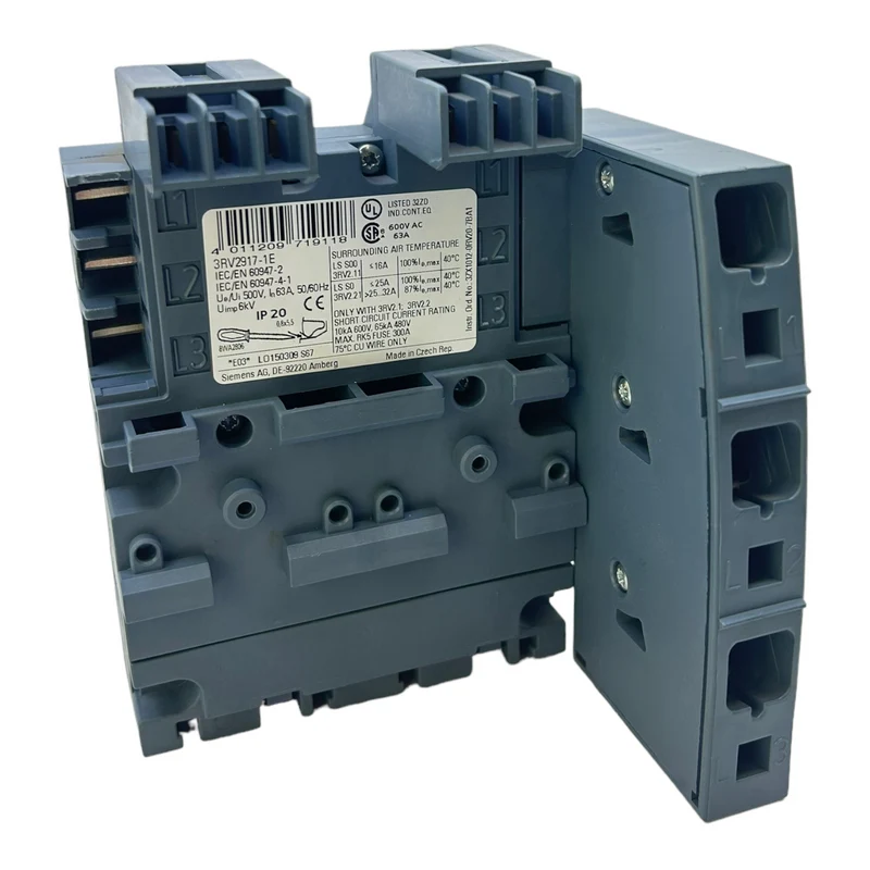 Siemens 3RV2917-1E 3-Phasen-Sammelschiene 50/60Hz 63A für industriellen Einsatz