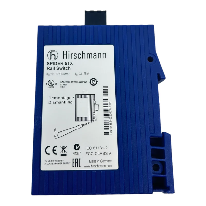 Hirschmann SPIDER 5TX Ethernet Schalter für industriellen Einsatz SPIDER 5TX