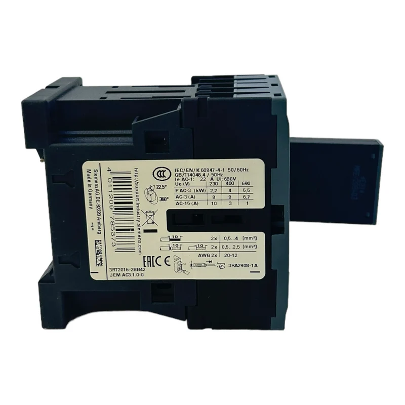 Siemens 3RT2016-2BB42 Leistungsschalter 3RT2916-1BB00 für industriellen Einsatz