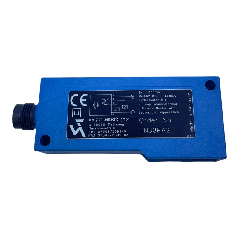 Wenglor HN33PA2 Reflextatser für industriellen Einsatz 10-30V DC 200mA HN33PA2