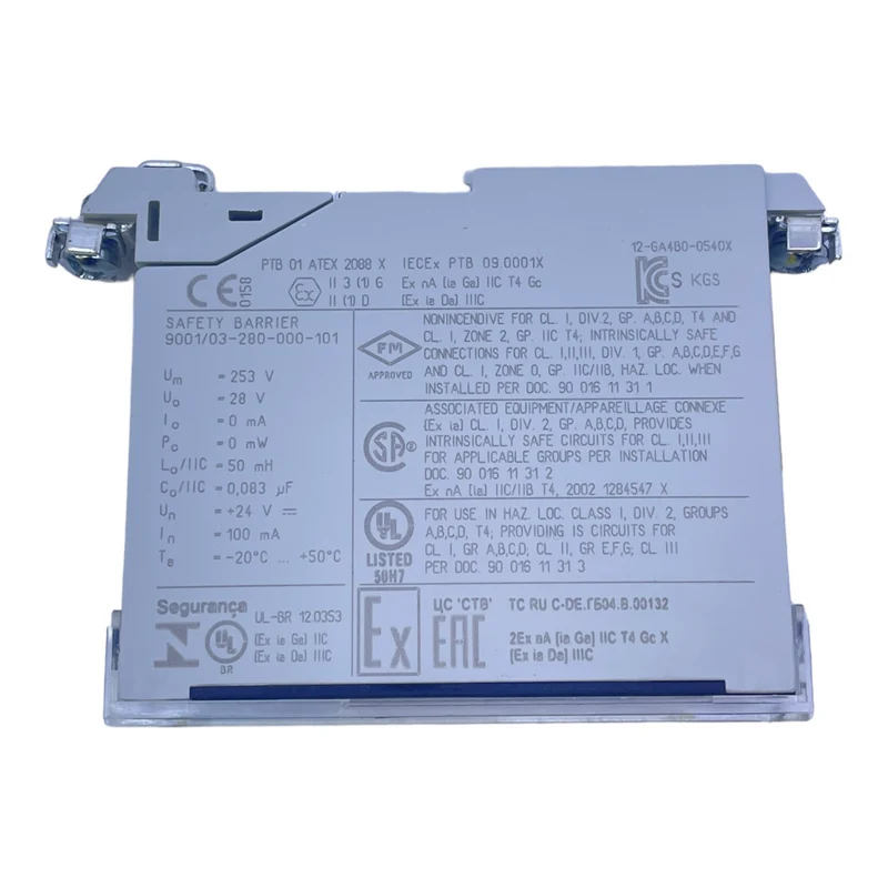 Stahl 9001/03-280-000-101 Sicherheitsbarriere Intrinspak 253V 28V 100mA 24V