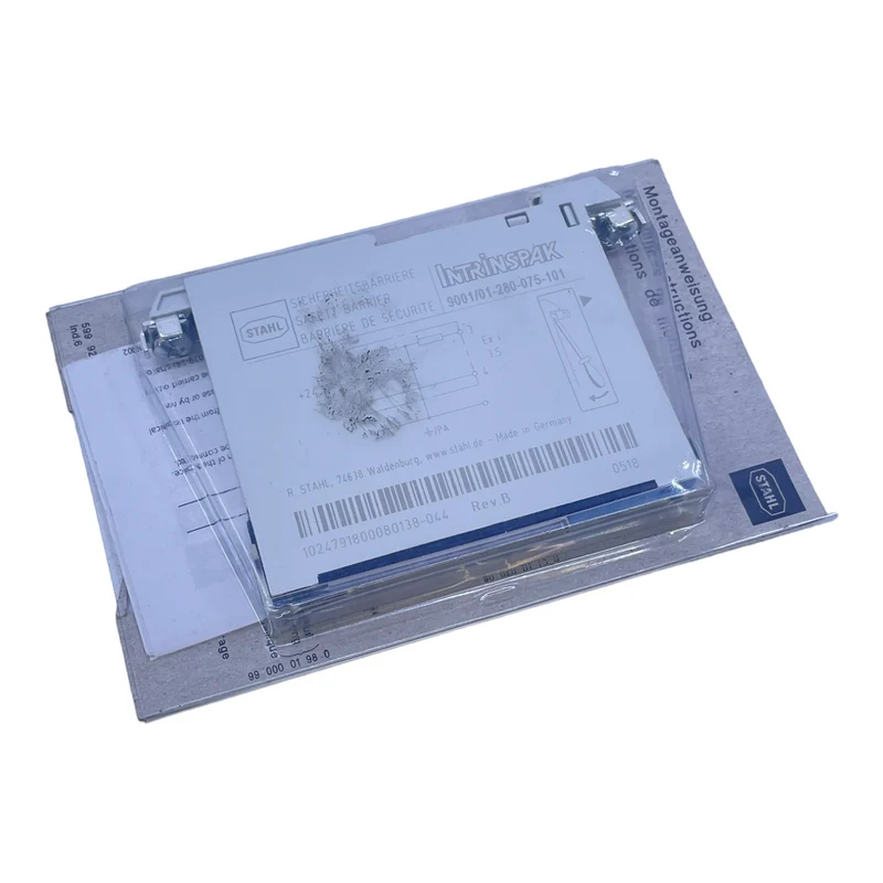 Stahl 9001/01-280-075-101 Sicherheitsbarriere Intrinspak 253V 28V 75mA 525mW 24V