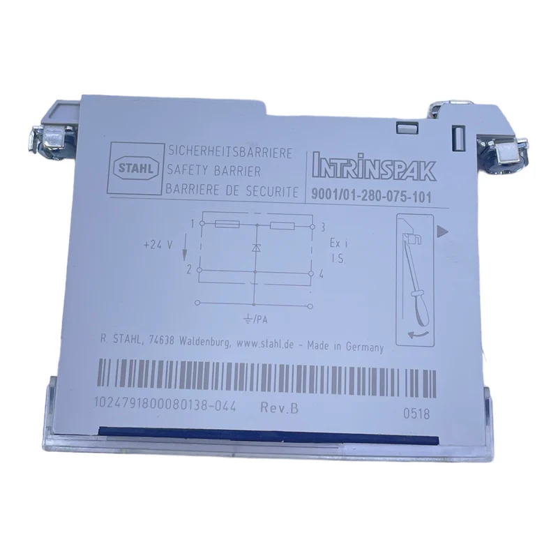 Stahl 9001/01-280-075-101 Sicherheitsbarriere Intrinspak 253V 28V 75mA 525mW 24V