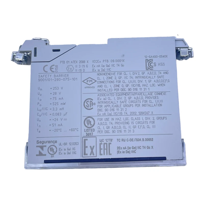 Stahl 9001/01-280-075-101 Sicherheitsbarriere Intrinspak 253V 28V 75mA 525mW 24V