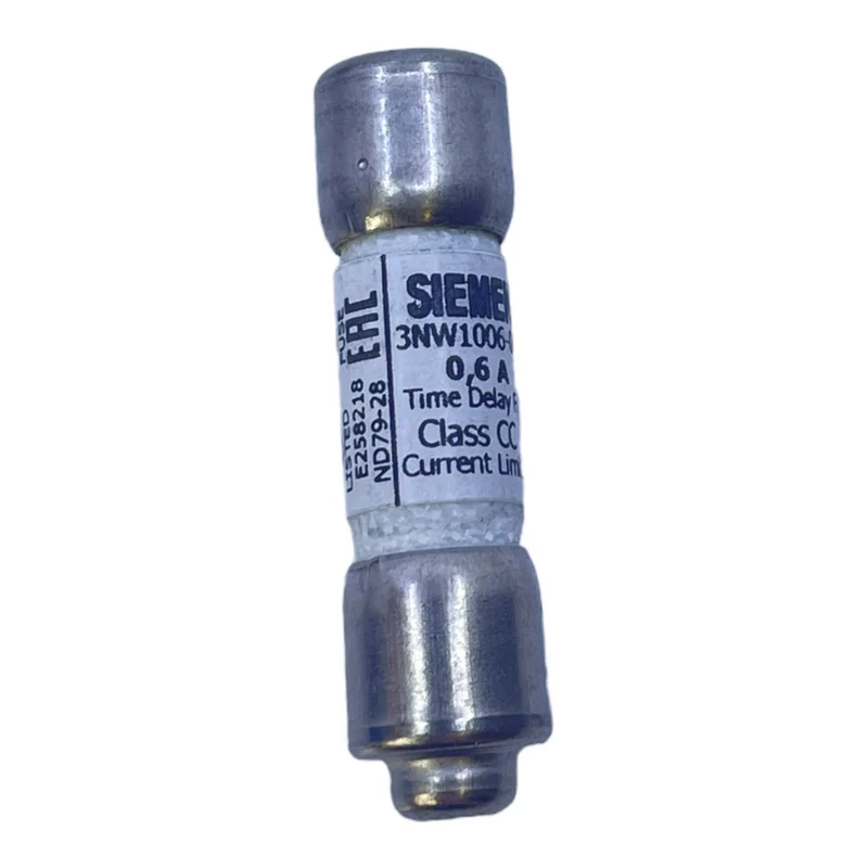 Siemens 3NW1020-0HG Sicherungseinsatz für industriellen Einsatz 0,6A VE: 9stk