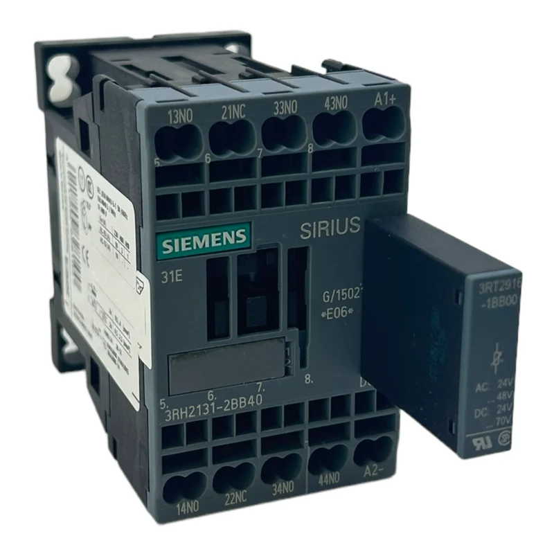 Siemens 3RH2131-2BB40 Leistungsschalter +3RT2916-1BB00 50/60Hz 24V DC