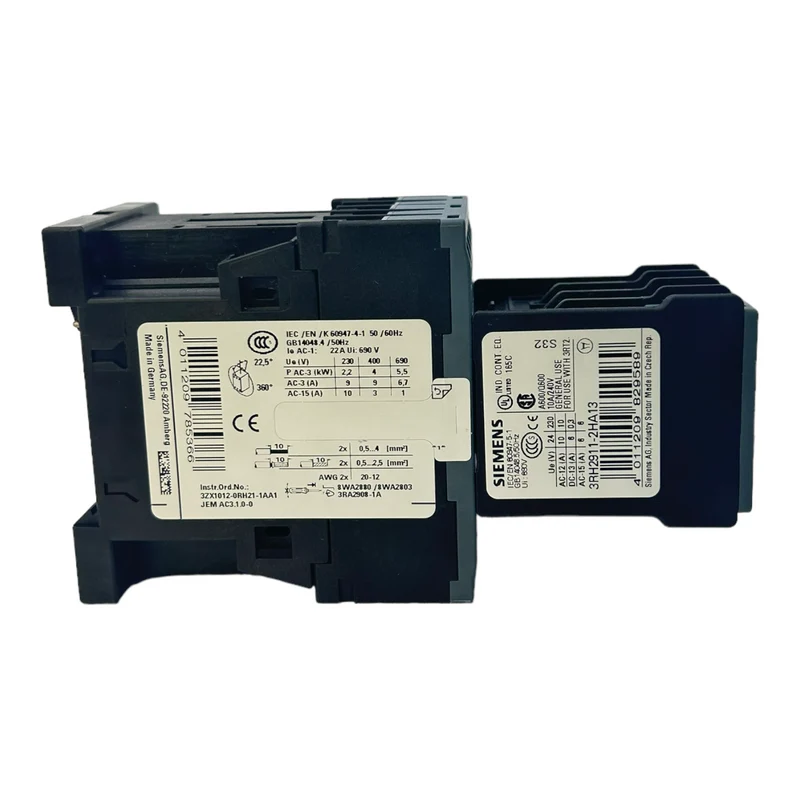 Siemens 3RT2016-2BB41 Leistungsschalter +3RH2911-2HA13 +3RT2916-1BB00 50/60Hz