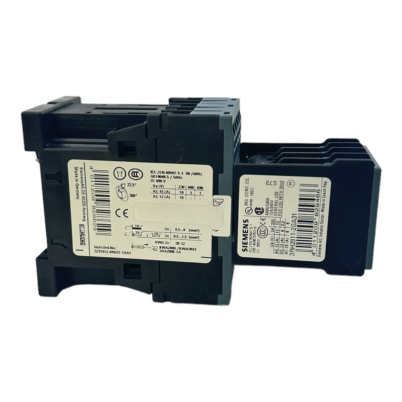 Siemens 3RH2140-2BB40 Leistungsschalter für industriellen Einsatz 50/60Hz 24V DC