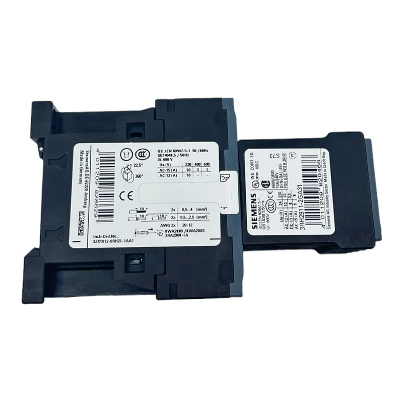 Siemens 3RH2140-2BB40 Leistungsschalter für industriellen Einsatz 50/60Hz 24V DC